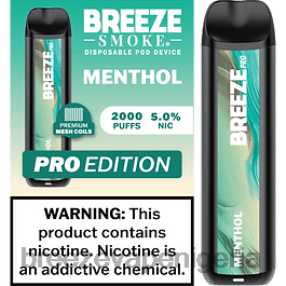 Breeze Vape Near Me - Breeze Pro 2000 Puffs Menthol HV66621