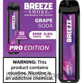 Breeze Vape Nigeria - Breeze Pro 2000 Puffs Grape Soda HV66625